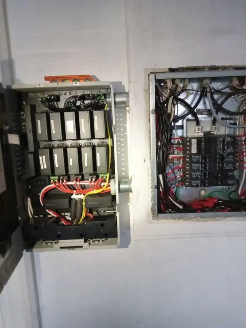 Electrical panel upgrade completed for Security Camera Wiring in McRae-Helena